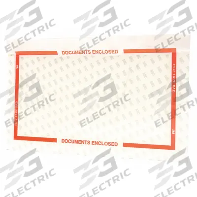 SCOTCH Packing List Envelopes: 6 in x 10 in, Documents Enclosed, Clear, Centered - Printed Packing List Envelopes