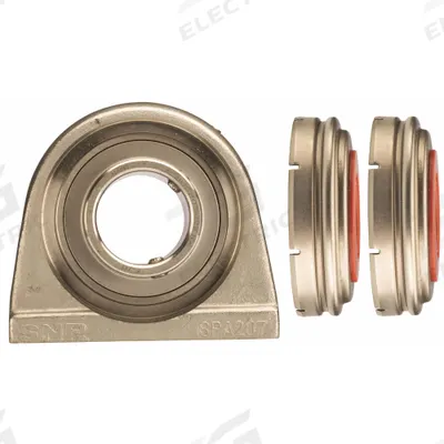 NTN Pillow Block Bearing: 1 5/8 in Bore Dia, Stainless Steel - Food-Grade Tapped-Base Pillow Block Ball Bearings
