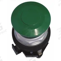 EATON Mushroom Head Push Button: Non-Illuminated, Mushroom Head Profile, Metallic, 30 mm, 1NO (MPN HT8CBGA). Key specifications — Brand: EATON; Action: Maintained; Series: HT800; Push Button Material Type: Metallic.