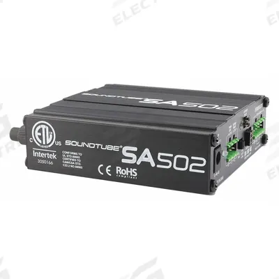 SOUNDTUBE Amplifier: Auxiliary (1/8 in)/Balanced Stereo (Euroblock)/High - Audio Amplifiers