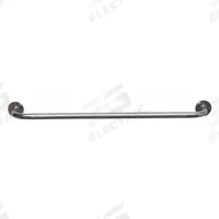 HEALTHSMART Wall Grab Bar: Straight, 32 in Lg, 1 in Dia, Steel, Chrome-Plated, 250 lb Wt Capacity (MPN 521-1570-0632). Key specifications — Finish: Chrome-Plated; Brand: HEALTHSMART.