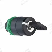 SCHNEIDER ELECTRIC Keyed Selector Switch: 3 Position, 22 mm Panel Mounting Size, Series XB5 (MPN ZB5AG5). Key specifications — Manufacturer Part Number: ZB5AG5; Brand: SCHNEIDER; Switch Action: Maintained/Maintained/Maintained; Key Removal Position: Right.