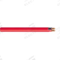 SOUTHWIRE Fire Alarm Cable: 1,000 ft Cable Lg, Plenum, Plenum, PVC, PVC, Red, PVC, 2 Conductors (MPN G40005-1A). Key specifications — Brand: SOUTHWIRE; Conductor Gauge: 18 AWG; Jacket Material: PVC; Solid/Stranded: Solid.