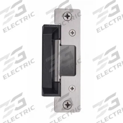 HES Electric Door Strike: 1 1/16 in Wd, 4 7/8 in Ht - Cylindrical Electric Strikes