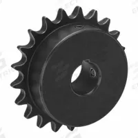 TSUBAKI Single Strand Sprocket: 40, For 1/2 in Chain Pitch, 7/8 in Bore Dia, 21 Teeth, Steel (MPN 40B21FP). Key specifications — Brand: TSUBAKI.