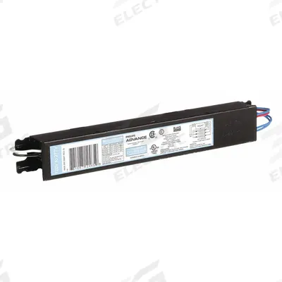 ADVANCE Fluorescent Ballast: 120 to 277V AC, 2/3 Lamps Supported - Instant Start Electronic Fluorescent Ballasts