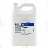 RPI Toluene (Scintillation Grade): Scintillation, 4 L Volume, 108-88-3, Liquid (MPN 111051). Key specifications — attr1082023: RPI; attr1096259: 108-88-3; attr1096263: Lab; attr1096278: Liquid.