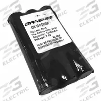 BANSHEE Radio Battery: Fits Motorola, For HT1250/HT750 Series, 2,000 mAh, Nickel-Metal Hydride (MPN QMB9008-1300). Key specifications — attr921964: QMB9008-1300; attr921965: BANSHEE; attr921966: Motorola; attr923104: Nickel-Metal Hydride; attr923120: No; attr929364: HT750; attr929365: Handheld; attr921969: HT1250.