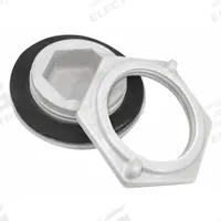 HUBBELL-WIEGMANN Hole Plug: Nonmetallic, For 0.75 in Hole Dia - Max, Fiberglass, 4X, Matte, Gray (MPN HW-FGHP). Key specifications — Color: Gray; Brand: HUBBELL-WIEGMANN; Finish: Matte; For Hole Type: Conduit; Includes: Lock Nut; Material: Fiberglass; NEMA Enclosure Rating: 4X.
