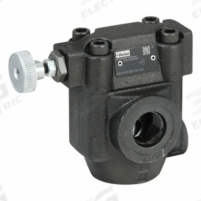 Parker Hydraulic Valve: 5,075 psi Max Pressure, 100 psi Min Pressure - Adjustable Pressure Relief Valves