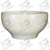 ITI Soup Bowl: Roma, 15 oz Capacity, 5 in Dia, Stoneware, American White (MPN RO-43). Key specifications — Brand: ITI; Color: American White; Material: Stoneware; Product Type: Footed Bowl.