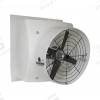 Agricultural Exhaust Fan: Direct Drive, 24 in Blade, 1/2 hp, Totally Enclosed Air Over, 5,585 cfm (MPN PFM244P12A). Key specifications — Nameplate Voltage: 115/230V AC; Motor Enclosure: Totally Enclosed Air Over; Brand: SCHAEFER; Frame Finish: Polished; Frame Material: Polyethylene.