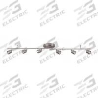 LED Fixed Rail: 55 1/8 in Lg, 2,600 lm_4,000 lm, 3000K, Satin Nickel, Frosted, 40 W, 120V AC (MPN CRRF6450L30SN). Key specifications — attr1262345: Satin Nickel; attr1262315: AFX INC.; attr1262319: Frosted; attr1262317: 3000K; attr1262346: 120V AC.