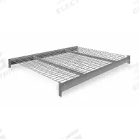 TENNSCO Shelf: 60 in x 48 in, 14 ga Beams, 5 AWG Decking, Galvanized Wire, 3,800 lb Load Capacity (MPN 6940). Key specifications — Decking Material: Galvanized Wire; Frame Finish: Powder Coated; Frame Material: Steel; Color: Gray; Includes: (2) Beams, (2) Crossbars; Brand: TENNSCO.