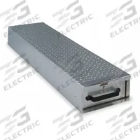 CRESCENT JOBOX Truck or Van Door Storage Tray: Aluminum, 6 in Ht, 12 in Wd, 50 in Dp, 1 Drawers (MPN 1401980). Key specifications — Color: Silver; Brand: CRESCENT JOBOX.