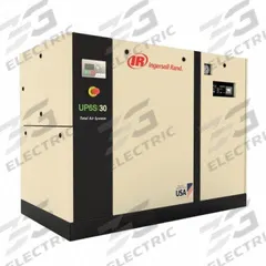 INGERSOLL RAND Rotary Screw Air Compressor: 25 hp, 91 cfm, 230V AC, Three Phase (MPN UP6S-25-150). Key specifications — attr48606: Three; attr48593: 230V AC; attr48578: INGERSOLL RAND; attr110305: Included.
