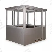 Assembled Guard Building: 10 ft x 8 ft x 8 ft, Does Not Include A/C Unit, 8 Windows (MPN 12096SL). Key specifications — Brand: PORTA-KING.