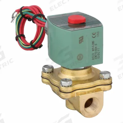 REDHAT Solenoid Valve: 2-Way, Normally Closed, 3/8 in Pipe Size, 12V DC, Watertight - 2-Way/2-Position, Normally Closed Solenoid Valves