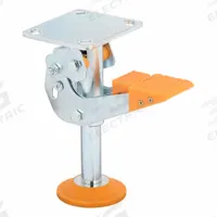 APPROVED VENDOR Floor Lock: For 8 in Wheel Dia, 8 5/16 in Floor Lock Retracted Ht, Steel (MPN FL-LKH-8). Key specifications — Brand: APPROVED VENDOR.