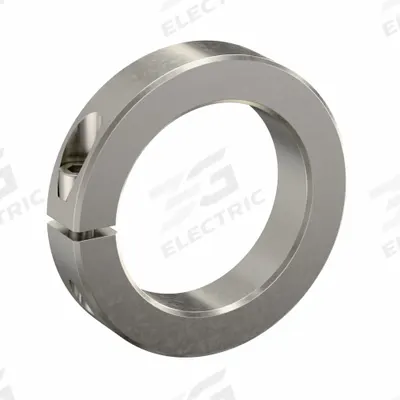 RULAND MANUFACTURING Shaft Collar: 1-Piece, Inch, Round, Clamp-On, 2 15/16 in Bore Dia - Stainless Steel Shaft Collars