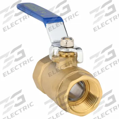 APPROVED VENDOR Manual Two-Way Ball Valve: 3/4 in, Straight, FNPT x FNPT, Full Port Ball Port - Brass Ball Valves