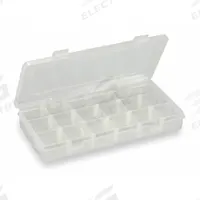 WESTWARD Compartment Box: 5 in x 9 in x 1 3/8 in, Clear, Not Electrostatic Discharge Conductive (MPN 2HFR3). Key specifications — ESD Conductive: Not Electrostatic Discharge Conductive; Color: Clear; Brand: WESTWARD; Material: Plastic.