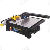QEP Tile Saw: Wet, 1 1/4 in Max. Cutting Dp, 4.8 A Current, 120 V AC Volt, 7 in Blade Dia. (MPN 22750Q). Key specifications — attr1171151: QEP; attr1171153: Rip Guide; attr1171147: Wet.