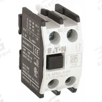 EATON Auxiliary Contact: 1NO/1NC, 16 A Max Current (AC), Front Mount, Front-Mounted, XTCEXFBG11. Key specifications — Frame Size: D; Brand: EATON; Compatible with Series: XTRE Control Relays.