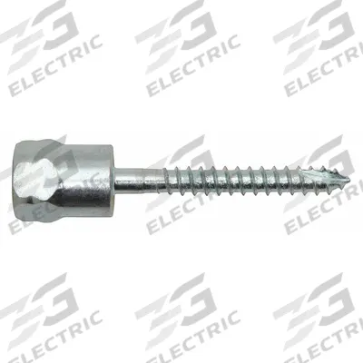 DEWALT Vertical Rod Hanger: 3/8 in Overall Dia, 2 13/16 in Overall Lg, 1/4 in Screw Size - Rod Hangers for Wood