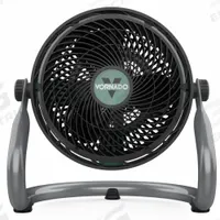 VORNADO Circulating Fan: 9 in Blade Dia, Non-Oscillating, 3 Speeds, 15 in Ht, 14 11/16 in Wd (MPN CR1-0482-17). Key specifications — Brand: VORNADO; Number of Speeds: 3; Product Type: Circulating Fan; Blade Material: Plastic; Voltage: 120V AC; Application: Home and Office; Phase: Single.