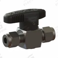 HAM-LET Plug Valve: For Chemicals/Gas/Water Media, 2-Way, 3/8 in Pipe Size, Let-Lok x Let-Lok, FKM (MPN PLV4-00SSL3/8PFS). Key specifications — Brand: HAM-LET.