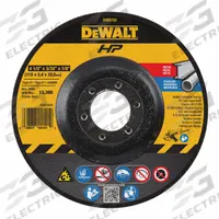 DEWALT Depressed Center Cut-Off Wheel: Type 27, 4 1/2" x 3/32" x 7/8", Aluminum Oxide, 24 Grit, A24R (MPN DW8750). Key specifications — Series: A24R; Brand: DEWALT.