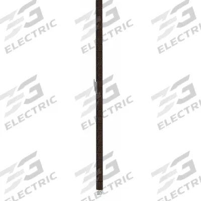 METRO Wire Shelf Post: 62 1/2 in x 1 in, Steel, Quick Slot, Copper Hammertone - Quick-Slot Wire Shelving Posts for Dry Use