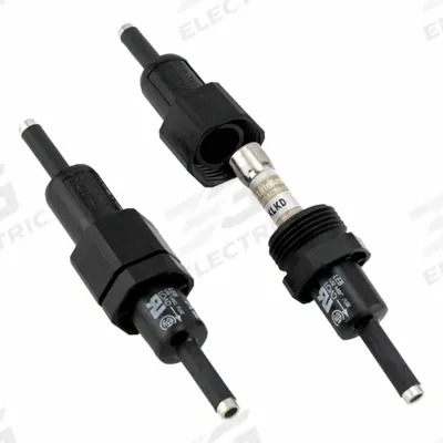 LITTELFUSE In-Line Fuse Holder: Non-Rejection Block Style, 1 Pole, 600 V AC Rating - Fuse Holders for Class CC & Midget Fuses