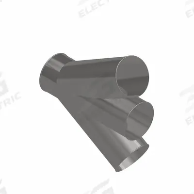 NORDFAB Dust Collection Duct and Fittings: Stainless Steel, For 10 in Duct Dia - Branches
