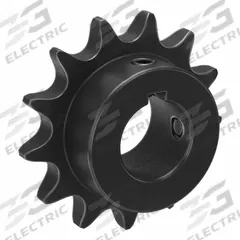 TSUBAKI Single Strand Sprocket: 50, For 5/8 in Chain Pitch, 1 in Bore Dia, 13 Teeth, Steel (MPN 50B13F-1). Key specifications — Brand: TSUBAKI.