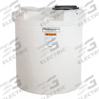 SNYDER INDUSTRIES Storage Tank: Single Wall, Vertical, 330 gal, Closed Top, 3/16 in Wall Thick, HDPE (MPN 5750100N97206). Key specifications — Construction Material: HDPE; Brand: SNYDER INDUSTRIES.