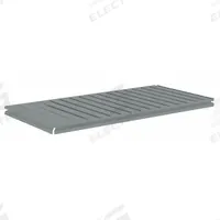 TENNSCO Shelf: 36 in x 24 in, 1,000 lb Load Capacity, Steel, 22 ga Decking, Gray, Shelf (MPN ZBES-3624C). Key specifications — Decking Material: Steel; Includes: (4) Beams; Decking Finish: Zinc Plated; Shelf Configuration: Single Straight; Color: Gray; Frame Material: Steel; Brand: TENNSCO; Frame Finish: Zinc Plated.