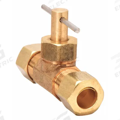 APPROVED VENDOR Needle Valve: Inline Valve Body, Brass, 1/4 in Pipe Size - Brass Straight-Body Needle Valves
