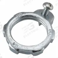 Grounding LockNut for Threaded RMC/IMC: 2 1/2 in Trade Size, Steel, Zinc Plated, IMC/RMC (MPN 1250). Key specifications — For Conduit Type: RMC; Brand: RACO.
