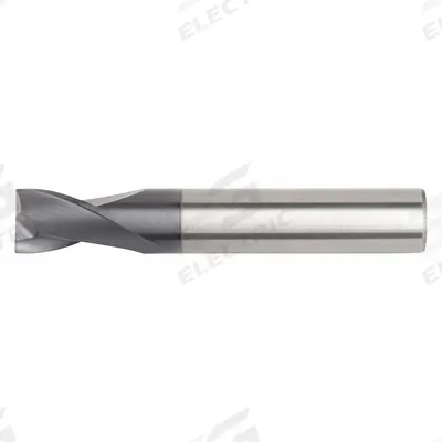 WIDIA HANITA Square End Mill: Carbide, TiAlN Coated, 2 Flute, 9/16" Mill Dia, 2-1/4" LOC - General Purpose Carbide Square End Mills