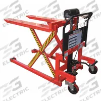 DAYTON Container Tilter: 1,100 lb, Steel, Narrow Fork, 44 in L x 21 in W Forks, Foot Pump (MPN 11K274). Key specifications — Lift Control: Foot Pump; Handle Type: Raised; Brand: DAYTON.