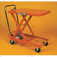 BISHAMON Scissor Lift Table: 660 lb Load Capacity, 32 in L x 19 11/16 in W, 34 1/8 in Max Lifting Ht (MPN BX-25). Key specifications — Platform Material: Steel; Brand: BISHAMON.