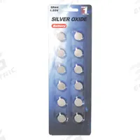 APPROVED VENDOR Button Cell Battery: 76 Battery Size, Silver Oxide, 150 mAh Capacity, 1.5V DC (MPN 34F932). Key specifications — Voltage - Batteries: 1.5V DC; Battery Chemistry: Silver Oxide; Product Type: Button Cell Battery; Battery Size: 76; Brand: APPROVED VENDOR; Voltage - Subhead: 1.5V DC.