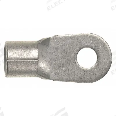 PANDUIT Ring Terminal: Bare, #10 Stud Size, 8 AWG to 8 AWG Wire Sizes - Non-Insulated Ring Terminals