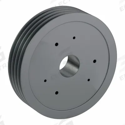 APPROVED VENDOR V-Belt Pulley: 8V2000, 4 Groove, 20 in OD, Bushed Bore - Bushed-Bore Cast-Iron Wedge V-Belt Pulleys