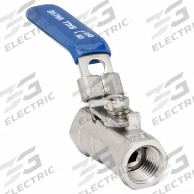 USA INDUSTRIALS Manual Two-Way Ball Valve: 1/4 in, 304 Stainless Steel, Straight Valve Body - Stainless Steel Ball Valves