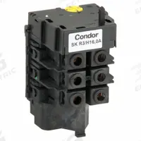 CONDOR USA, INC Thermal Overload (MPN SK-R3/16). Key specifications — Brand: CONDOR USA, INC; Max Current Setting: 16 A; Min Current Setting: 10 A; Phase: Three; Product Type: Thermal Overload for MDR 3 Pressure Switch; Voltage: 600V AC; Manufacturer Part Number: SK-R3/16.