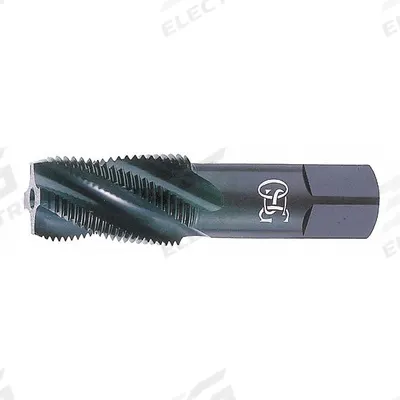 OSG Pipe and Conduit Thread Tap: 1/2"-14 NPT, 4 Flute, TiN Coated Cobalt (MPN 1735505) - Spiral-Flute Pipe Taps for Stainless Steel