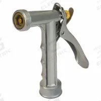 APPROVED VENDOR Pistol Grip Hose Nozzle: Adj Stream, Rear Trigger, 100°F Max Temp, Pistol Grip, GHT (MPN 4633). Key specifications — Construction: Die Cast.